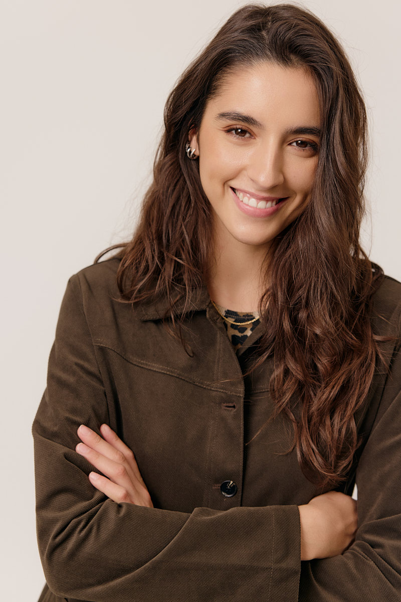 CHAQUETA HERMINE COLOR KAKI 1